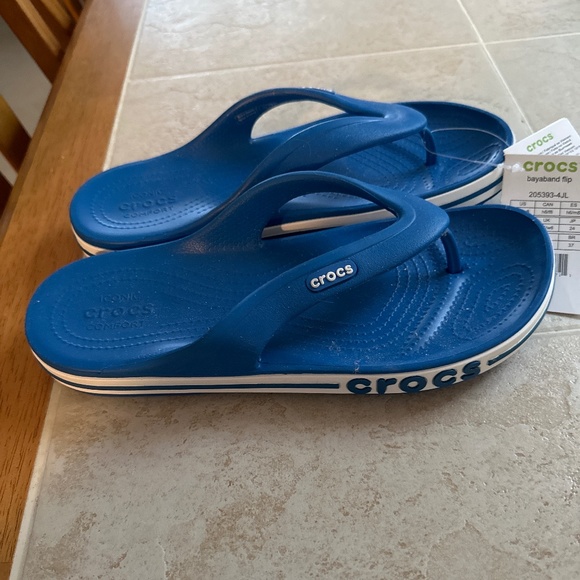 CROCS Shoes - Crocs Bayaband flip NWT size 8 W, 6 M flip flops
